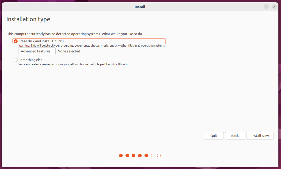 Installation Progress